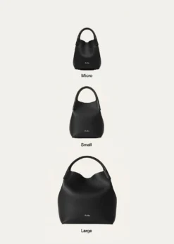 Loro PianaBale Micro Grain Leather Crossbody Bag