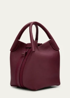 Loro PianaBale Micro Grain Leather Crossbody Bag