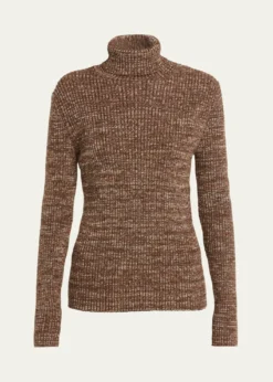 Loro PianaBanff Cashmere Ribbed Turtleneck Sweater