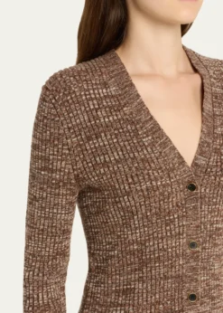 Loro PianaBanff V-Neck Cashmere Rib Cardigan