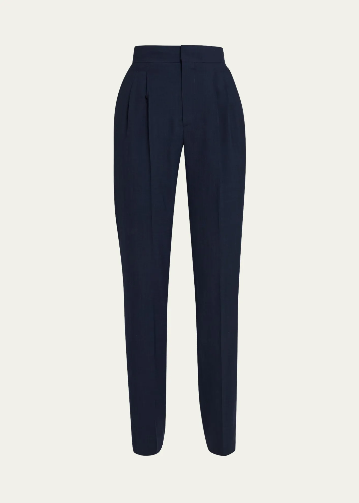 Loro PianaBreeze Wool Straight-Leg Trousers