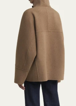 Loro PianaCamden Double-Breasted Cashmere Peacoat