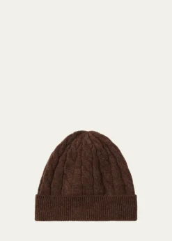 Loro PianaCedar Cable-Knit Cashmere Beanie