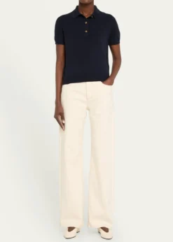 Loro PianaClassic Polo Baby Cashmere GG 12 Shirt
