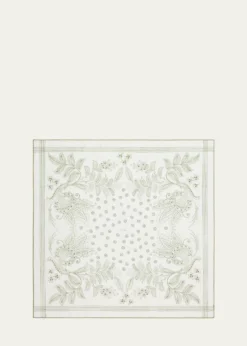 Loro PianaDaisy Bandana-Print Wool Foulard Scarf