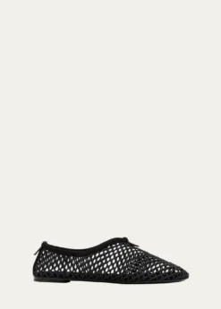 Loro PianaFloaty Fishnet Ballerina Flats