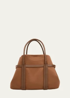 Loro PianaGhiera Large Canvas Shopper Tote Bag