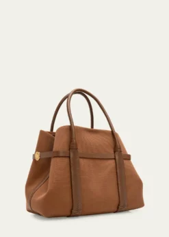 Loro PianaGhiera Large Canvas Shopper Tote Bag