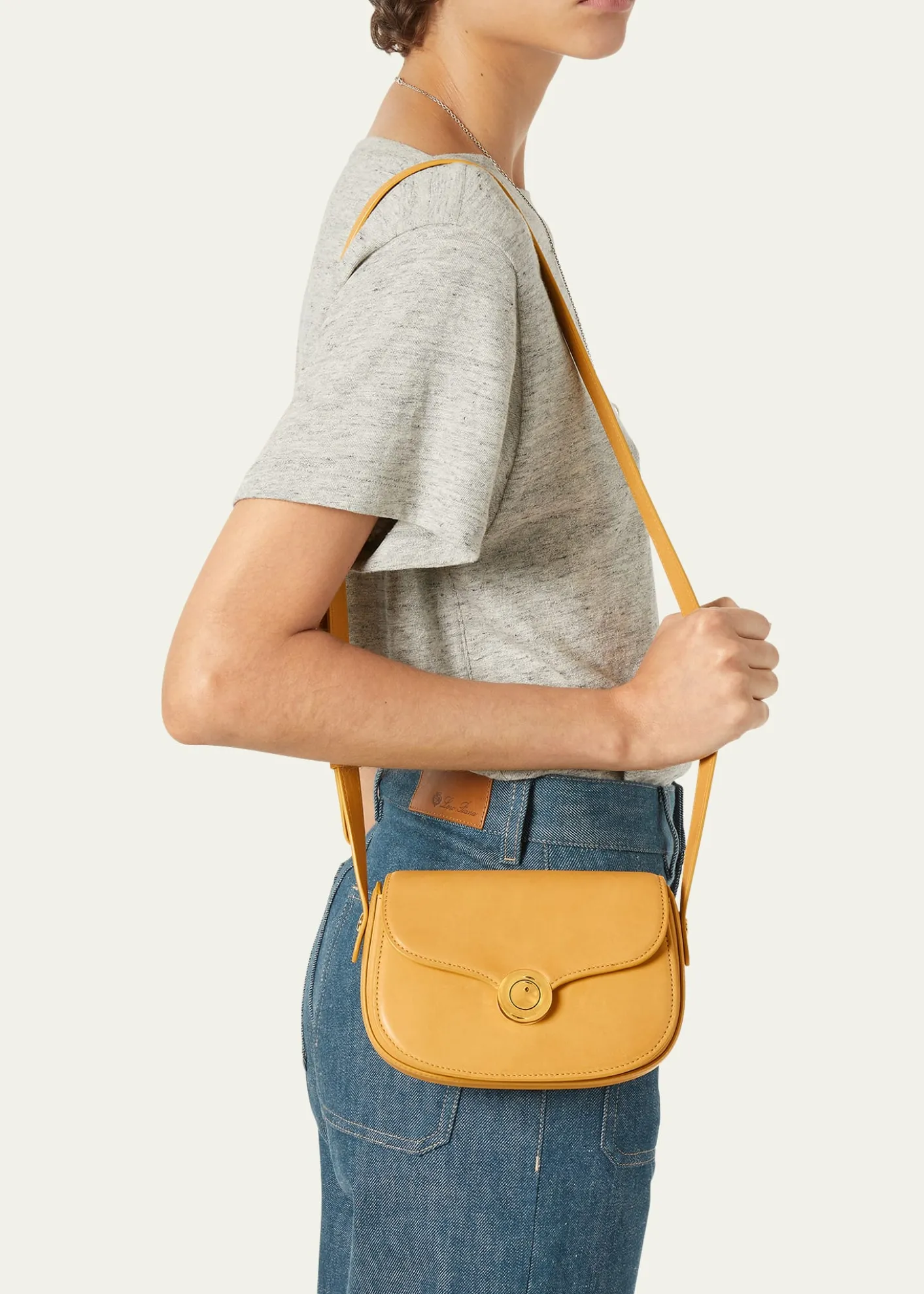 Loro PianaGhiera Mini Leather Shoulder Bag