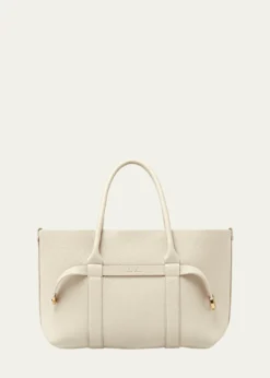Loro PianaGhiera Small Leather Shopper Tote Bag