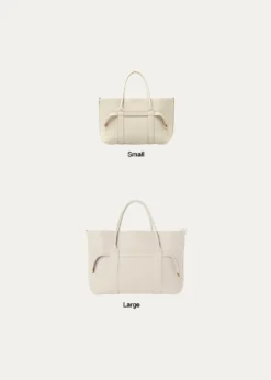 Loro PianaGhiera Small Leather Shopper Tote Bag