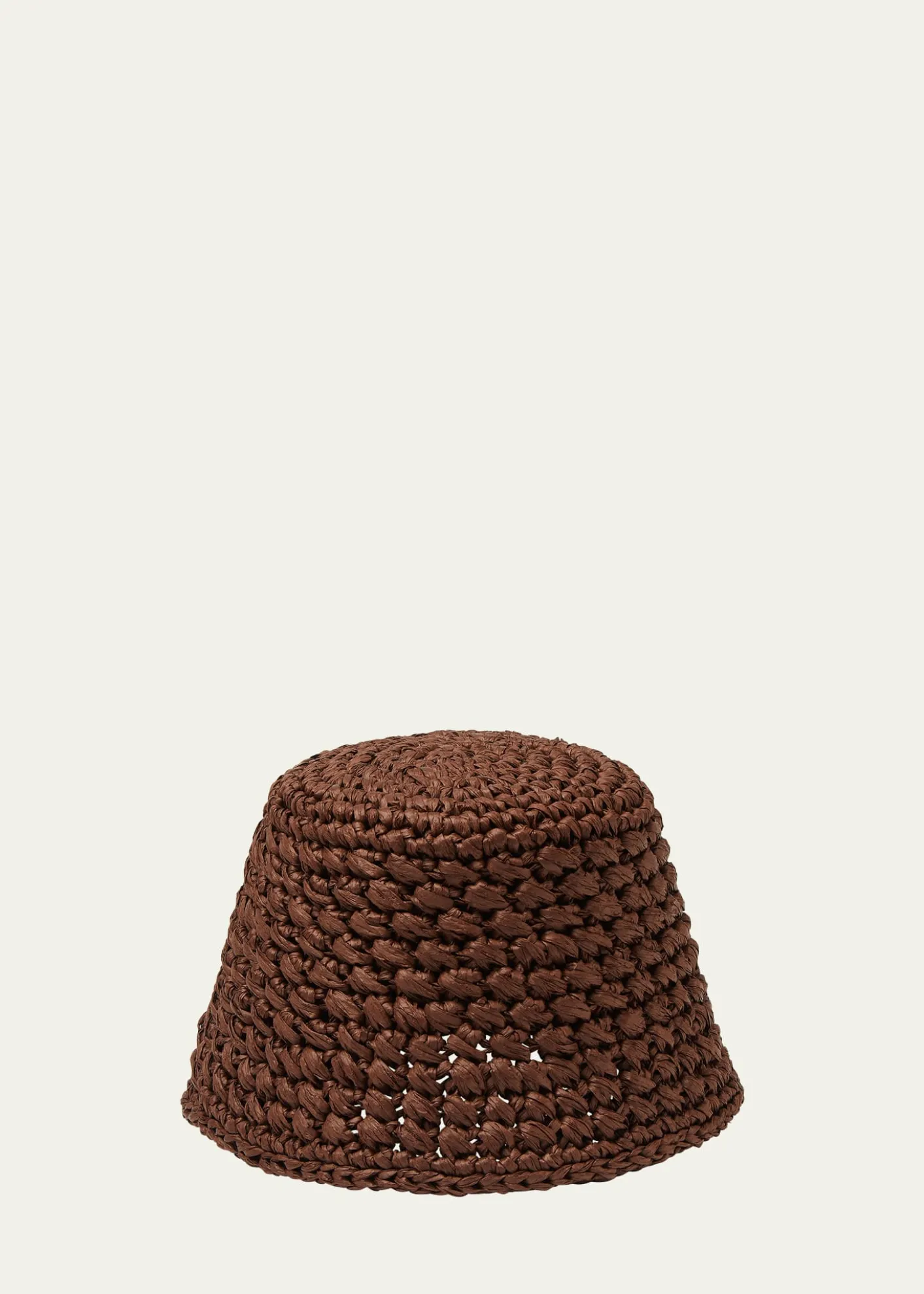 Loro PianaJasmine Crochet Raffia Bucket Hat