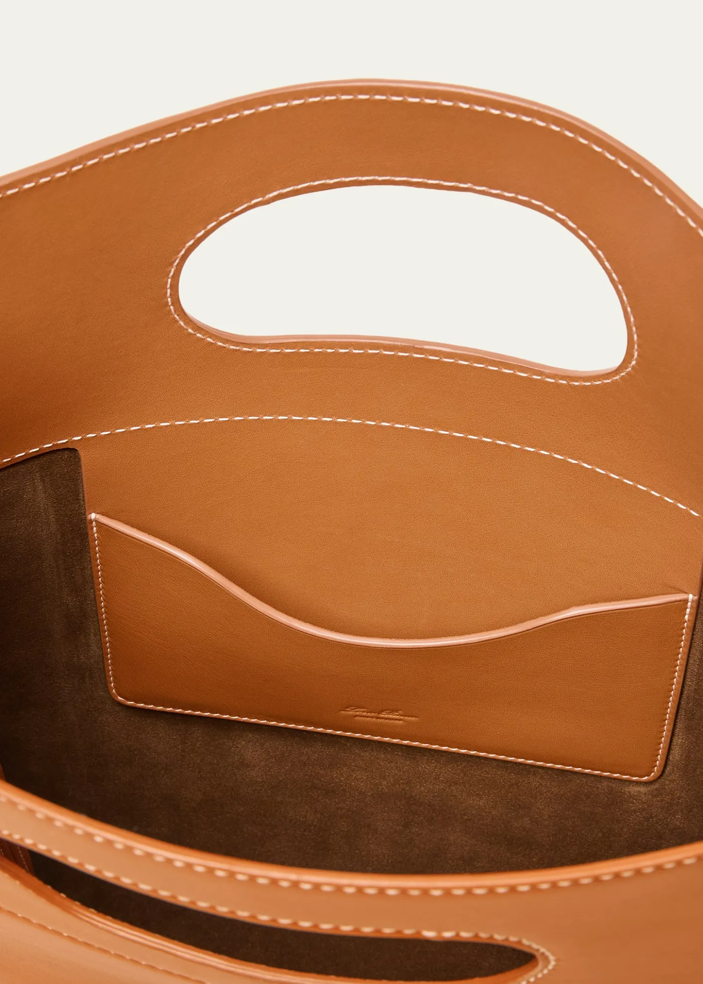 Loro PianaJust Bag Leather Top-Handle Bag
