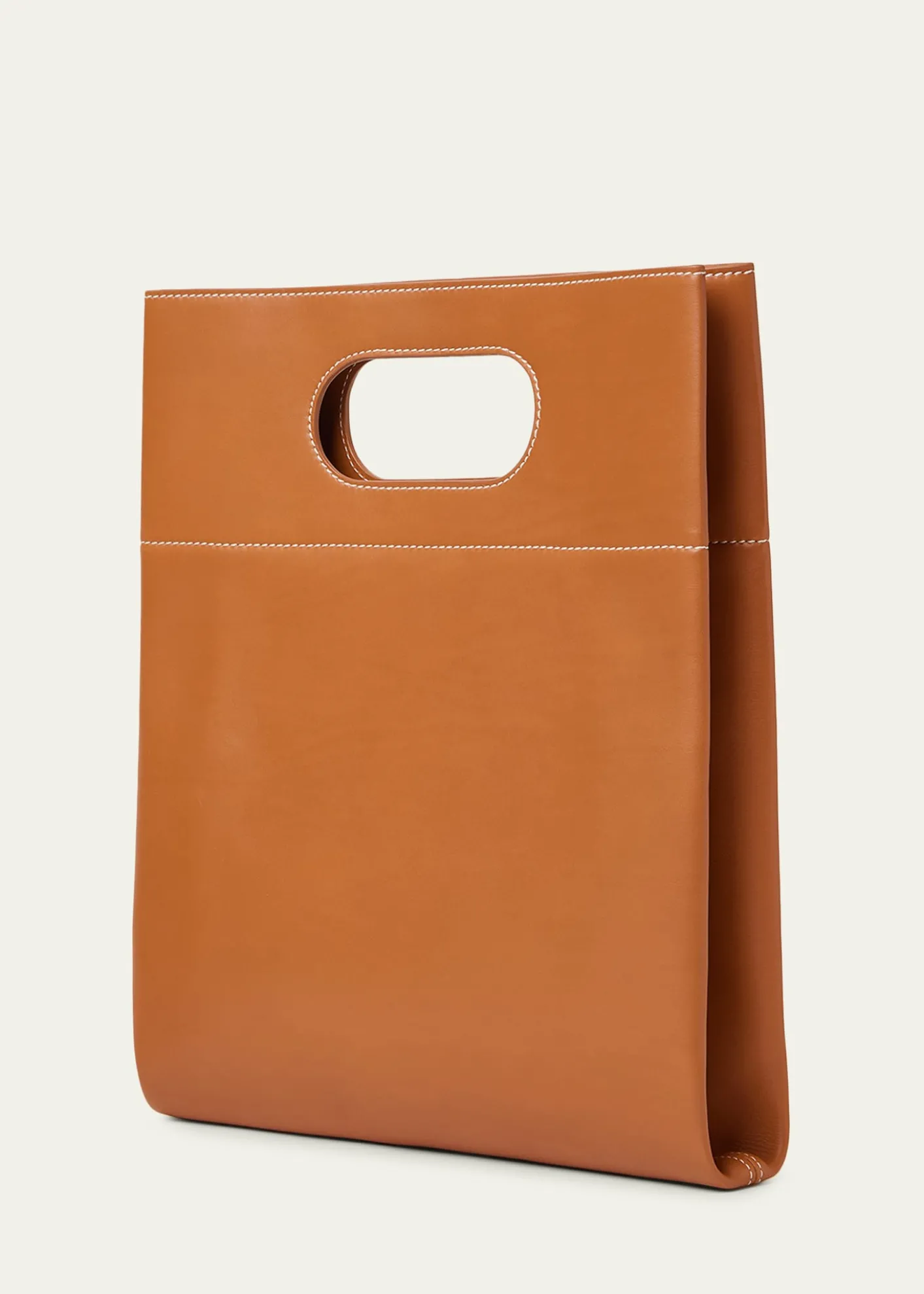 Loro PianaJust Bag Leather Top-Handle Bag