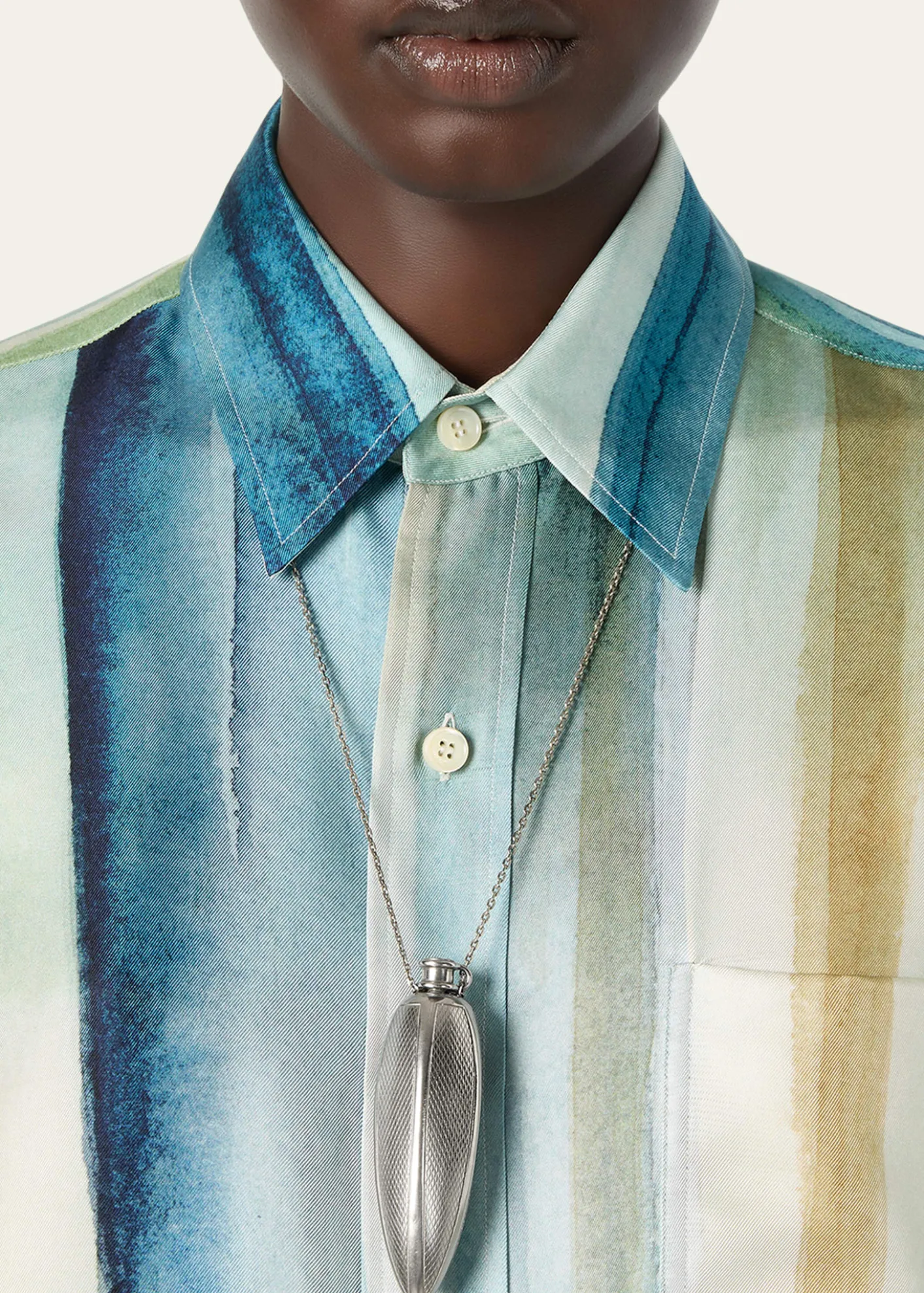 Loro PianaKailee Abstract-Print Silk Twill Shirtdress