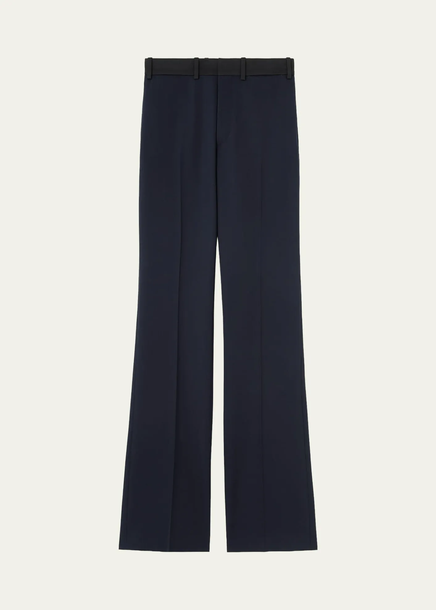 Loro PianaKendrik Contrast-Waistband Bootcut-Leg Trousers