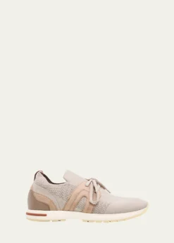 Loro PianaKnit Lace-Up Runner Sneakers