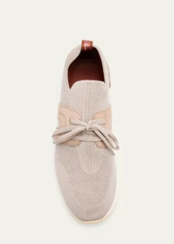 Loro PianaKnit Lace-Up Runner Sneakers