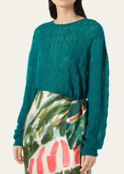Loro PianaKudle Cashmere-Silk Crewneck Sweater
