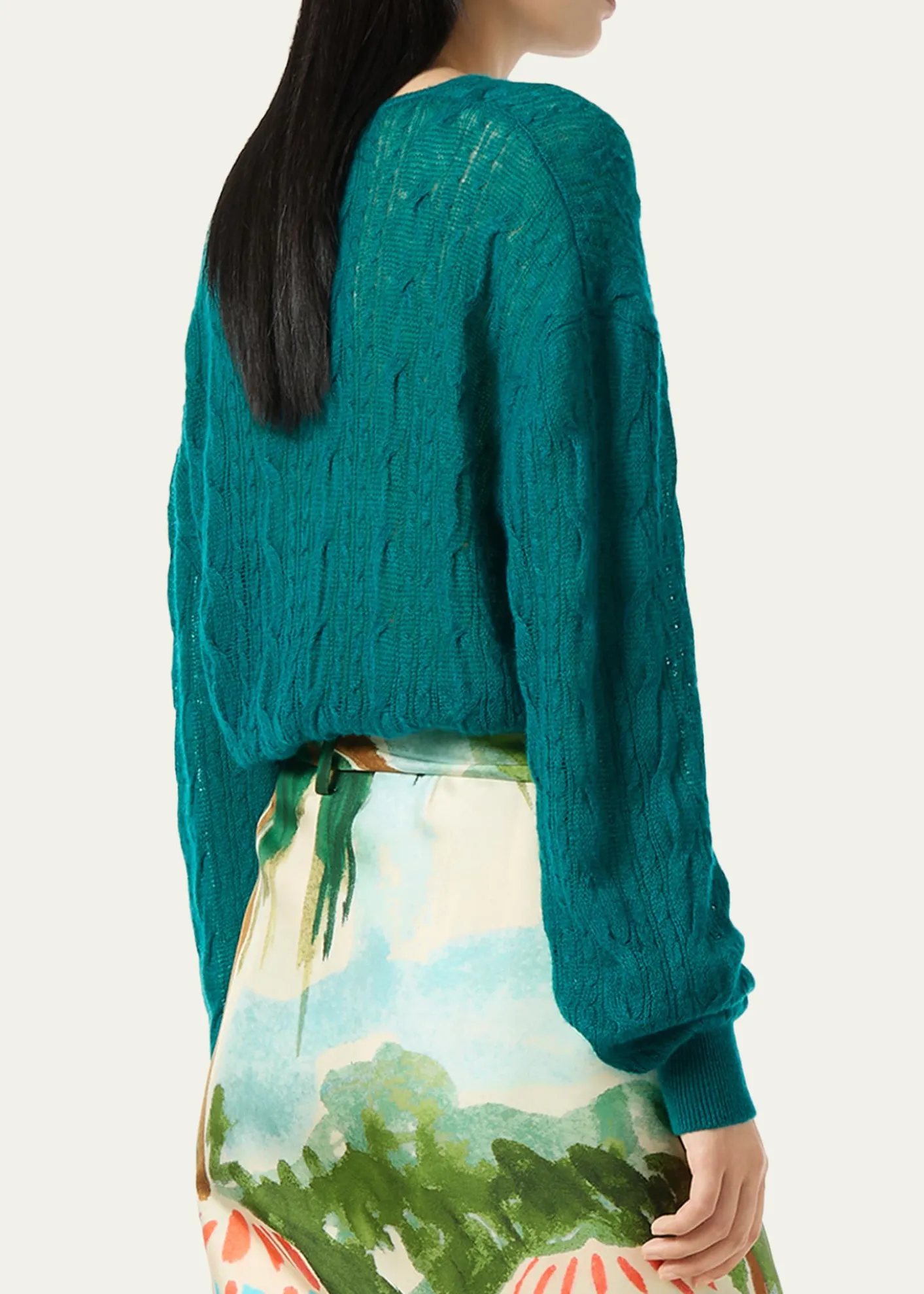 Loro PianaKudle Cashmere-Silk Crewneck Sweater