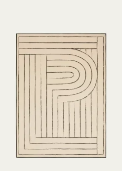 Loro PianaLabyrinth Screen-Printed Cashmere Throw, 59" x 79"
