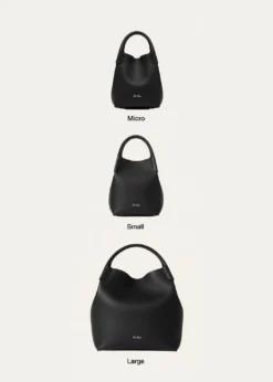 Loro PianaLarge Bale Fine-Grain Leather Bag