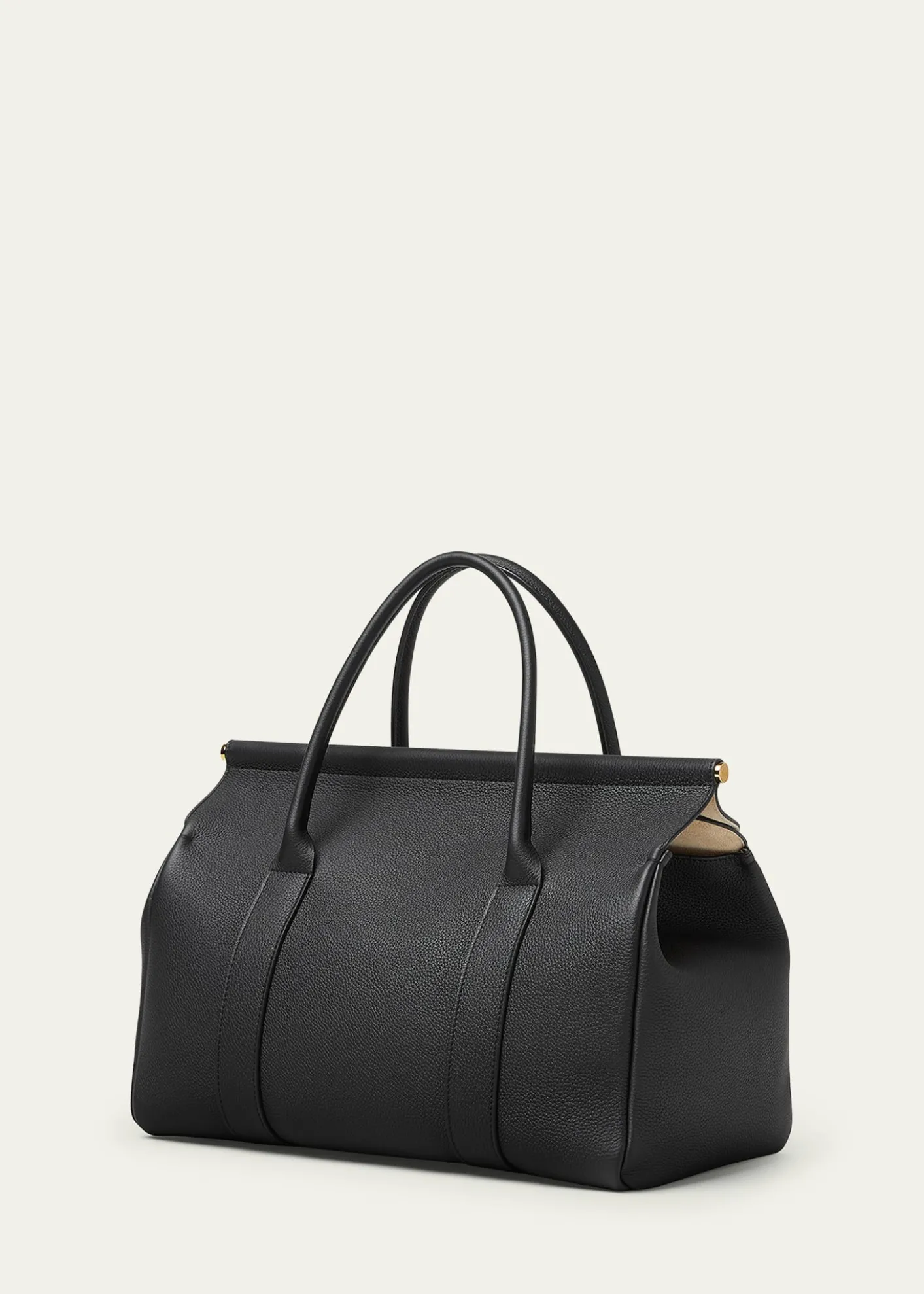 Loro PianaLoom 32 Grained Leather Top-Handle Bag
