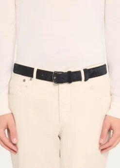 Loro PianaMen's Alsavel Suede Belt