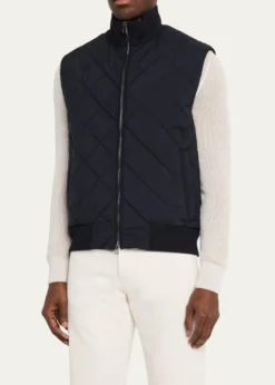Loro PianaMen's Ampay Full-Zip Vest