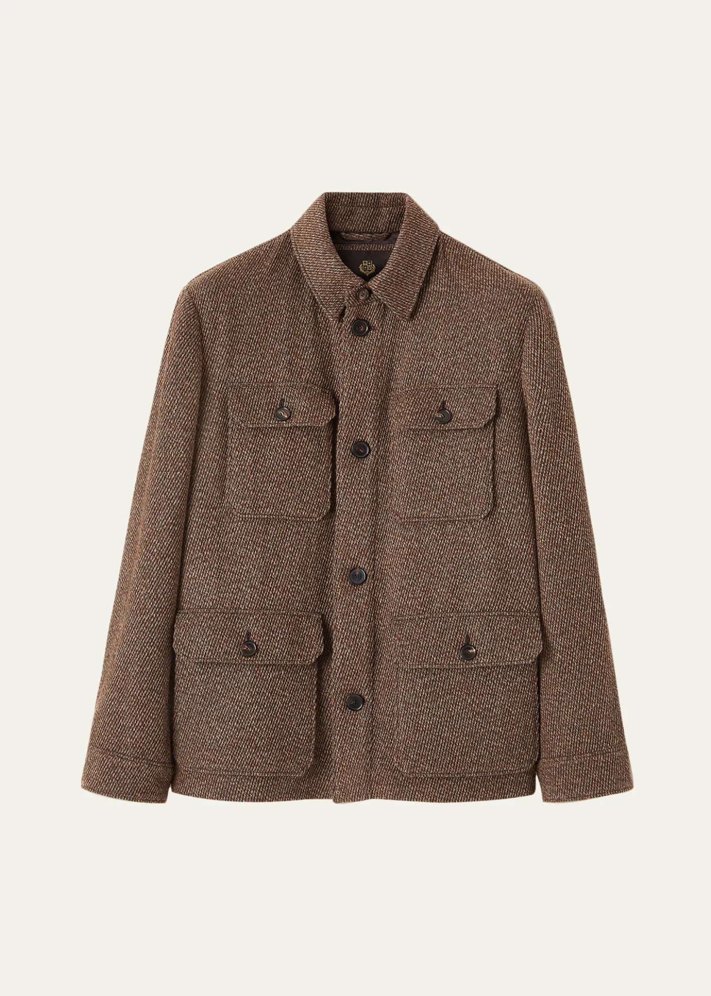 Loro PianaMen's Andover Cannete Flap-Pocket Caban Jacket