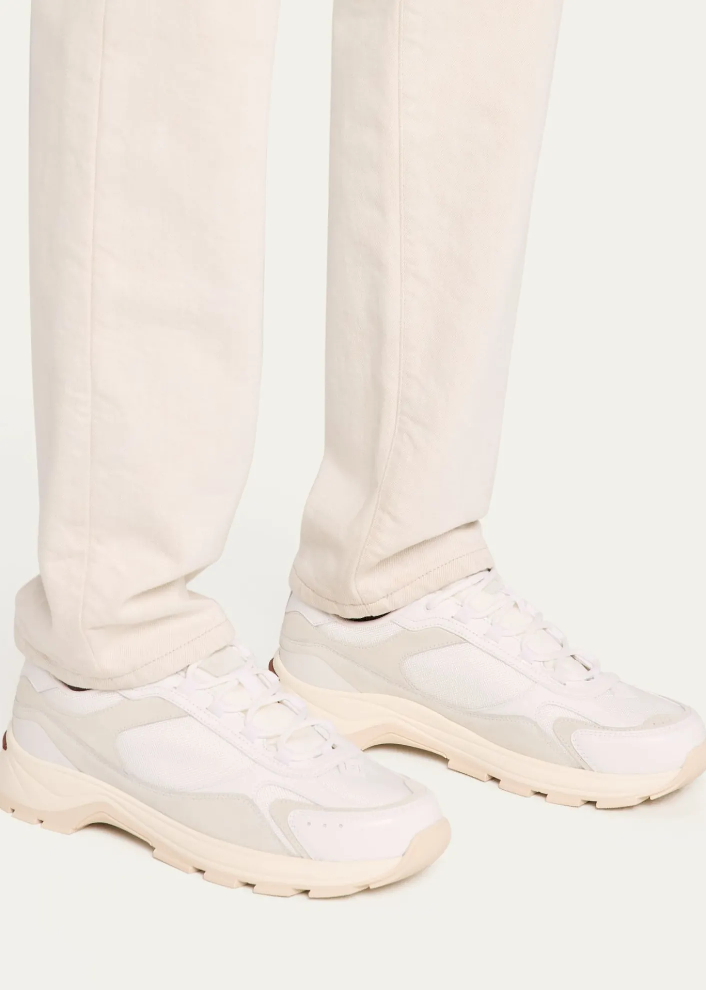 Loro PianaMen's Cairn Walk Mesh Runner Sneakers