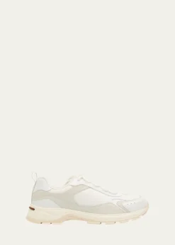 Loro PianaMen's Cairn Walk Mesh Runner Sneakers