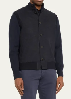 Loro PianaMen's Cashmere Button-Up Vest