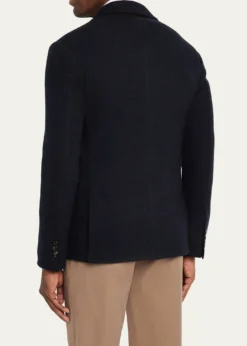 Loro PianaMen's Cashmere Single-Breasted Sweater Jacket