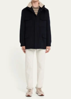 Loro PianaMen's Cashmere Storm System Traveller Jacket