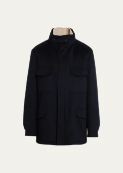 Loro PianaMen's Cashmere Storm System Traveller Jacket