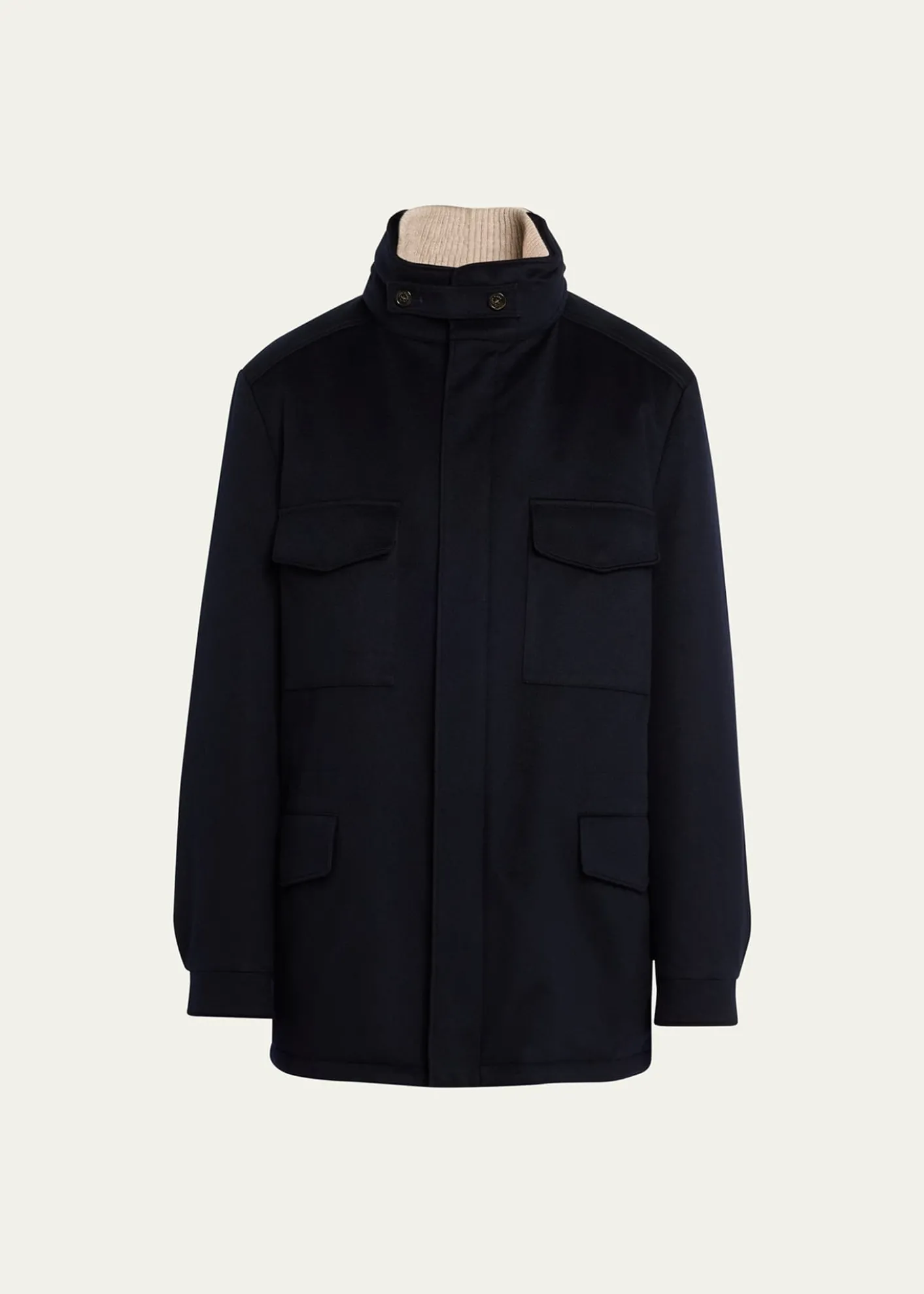 Loro PianaMen's Cashmere Storm System Traveller Jacket