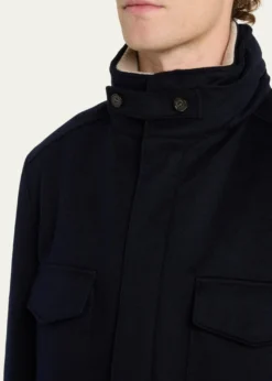 Loro PianaMen's Cashmere Storm System Traveller Jacket