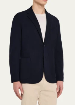 Loro PianaMen's Chevron Wool Sport Coat