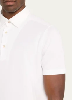 Loro PianaMen's Cotton Pique Polo Shirt