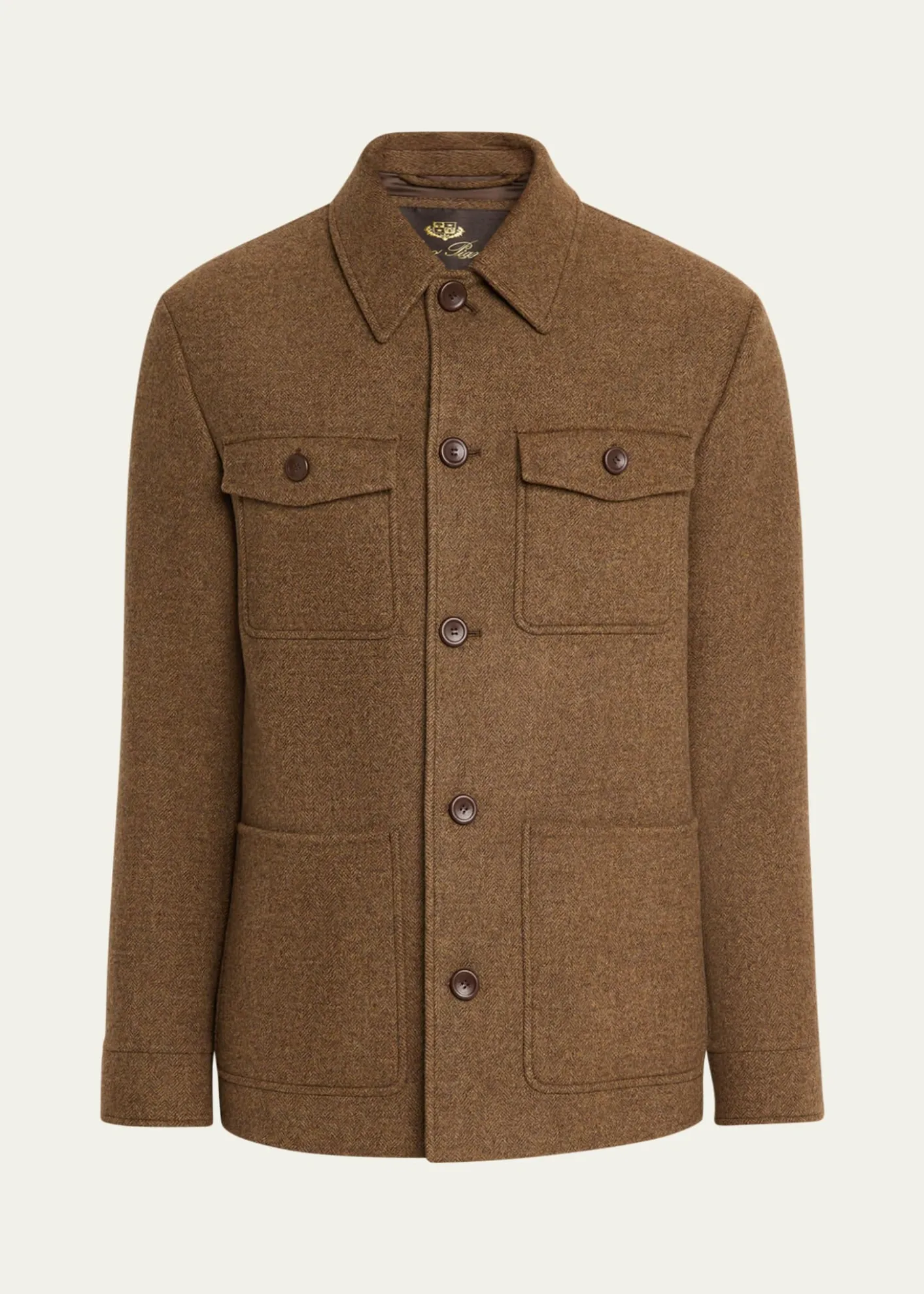 Loro PianaMen's Devis Caban Wish® Wool and Cashmere Jacket