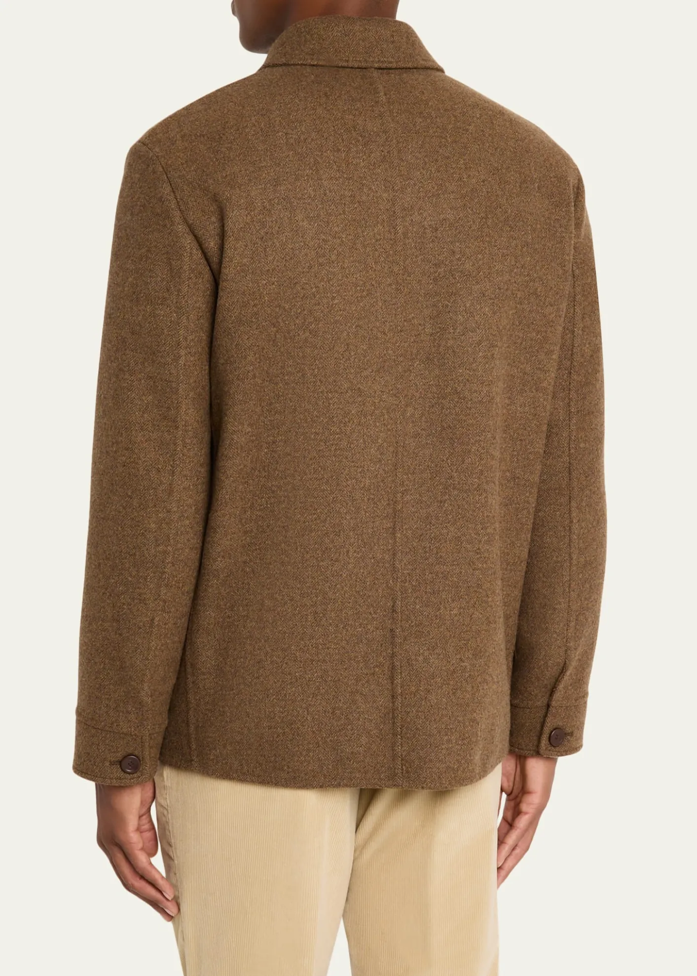 Loro PianaMen's Devis Caban Wish® Wool and Cashmere Jacket