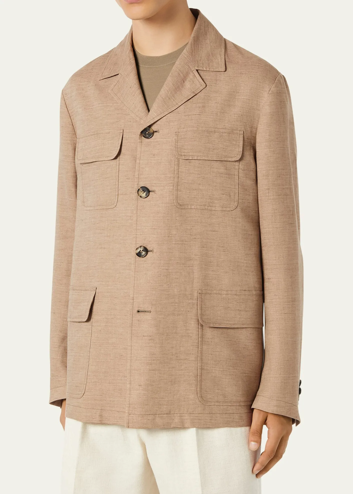 Loro PianaMen's Dover Linen Jacket