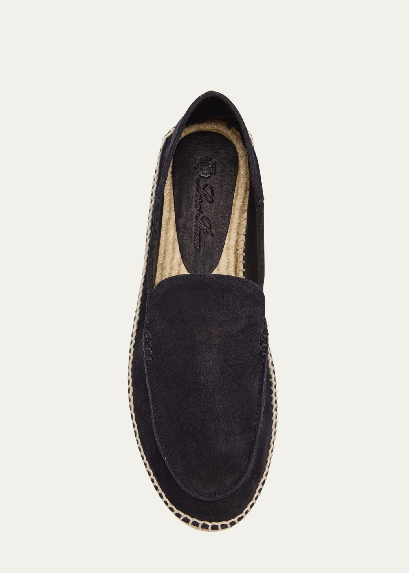 Loro PianaMen's Foldover Suede Espadrille