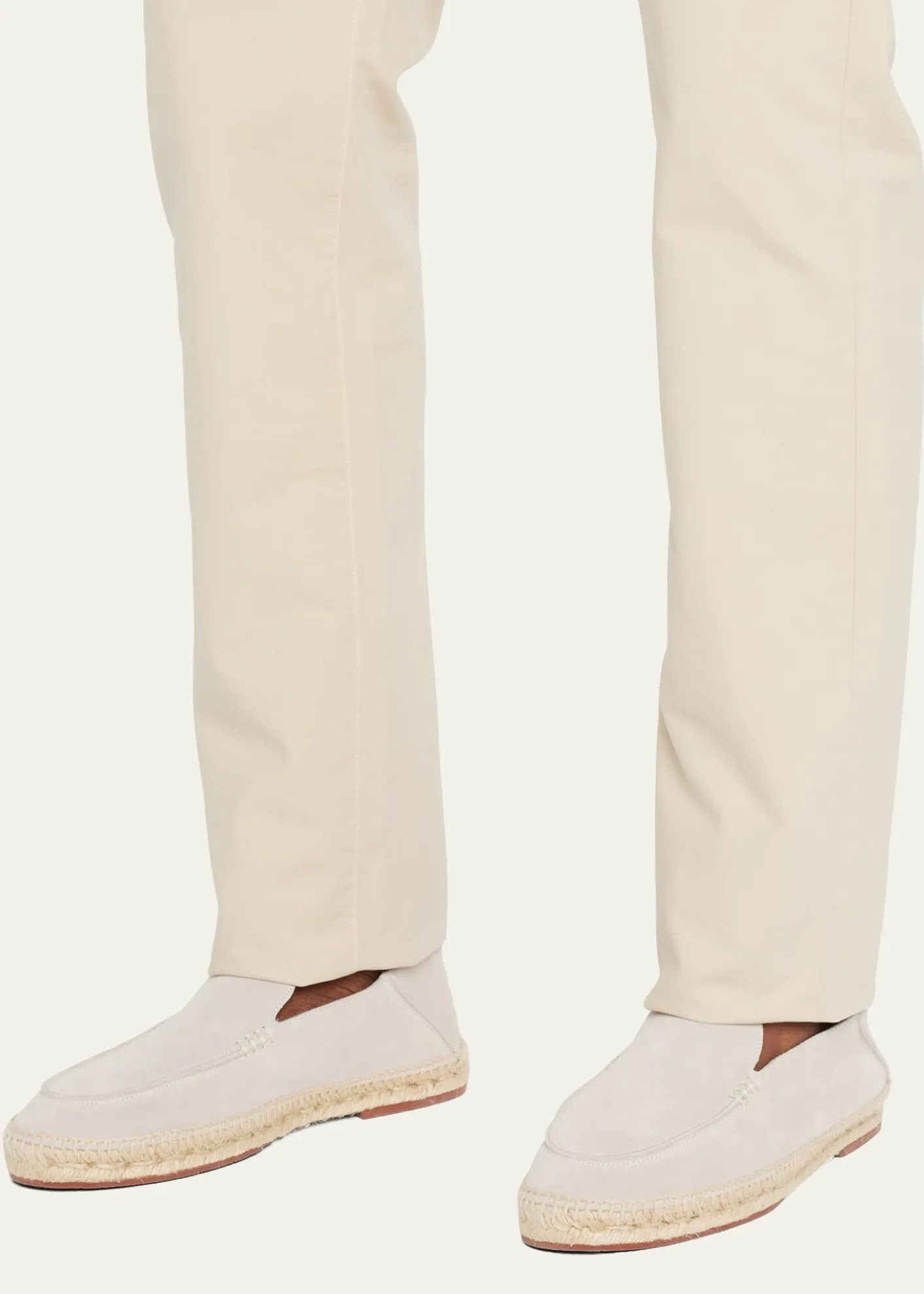 Loro PianaMen's Foldover Suede Espadrille