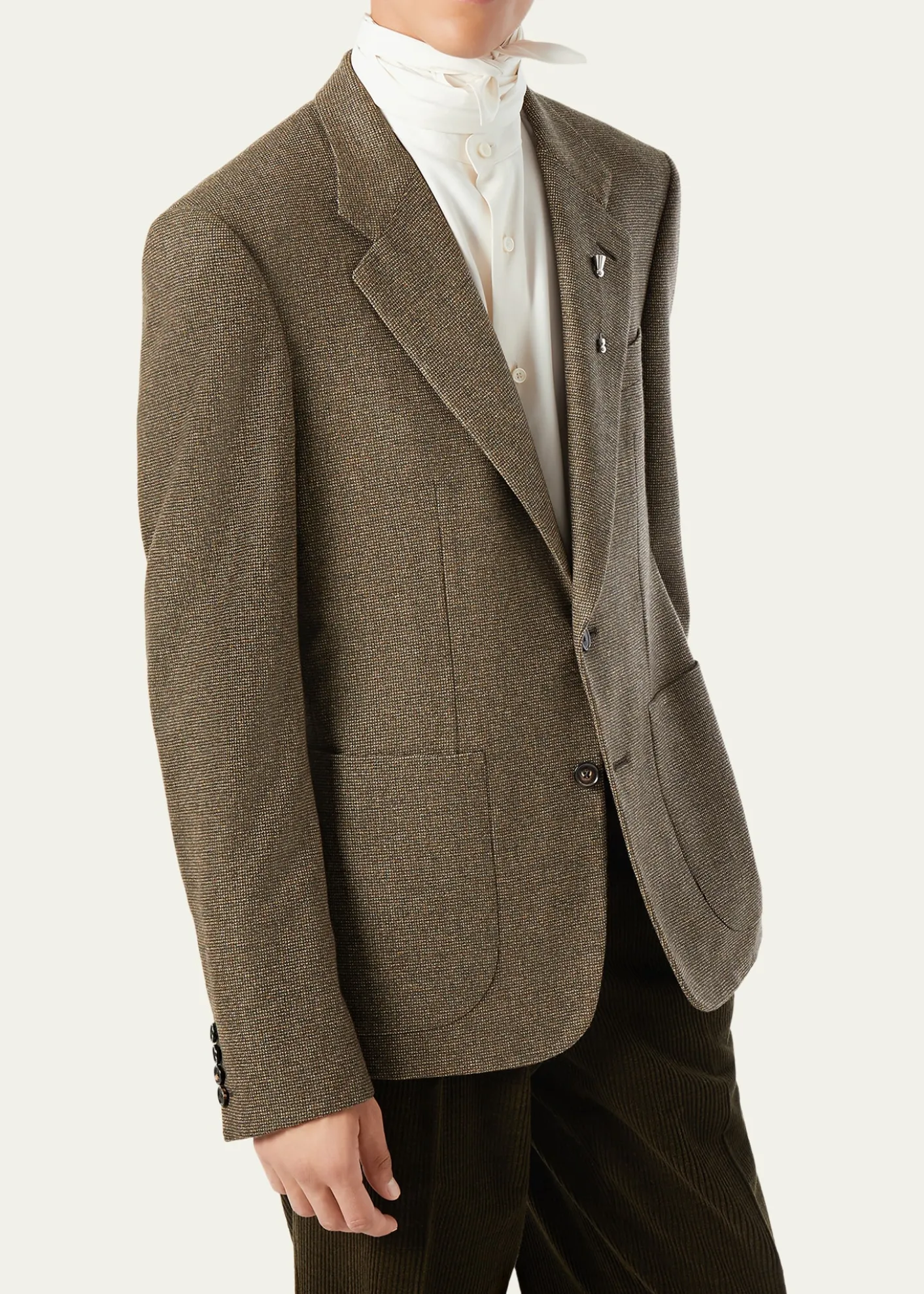 Loro PianaMen's Hedland Notch Lapel Single-Breasted Blazer
