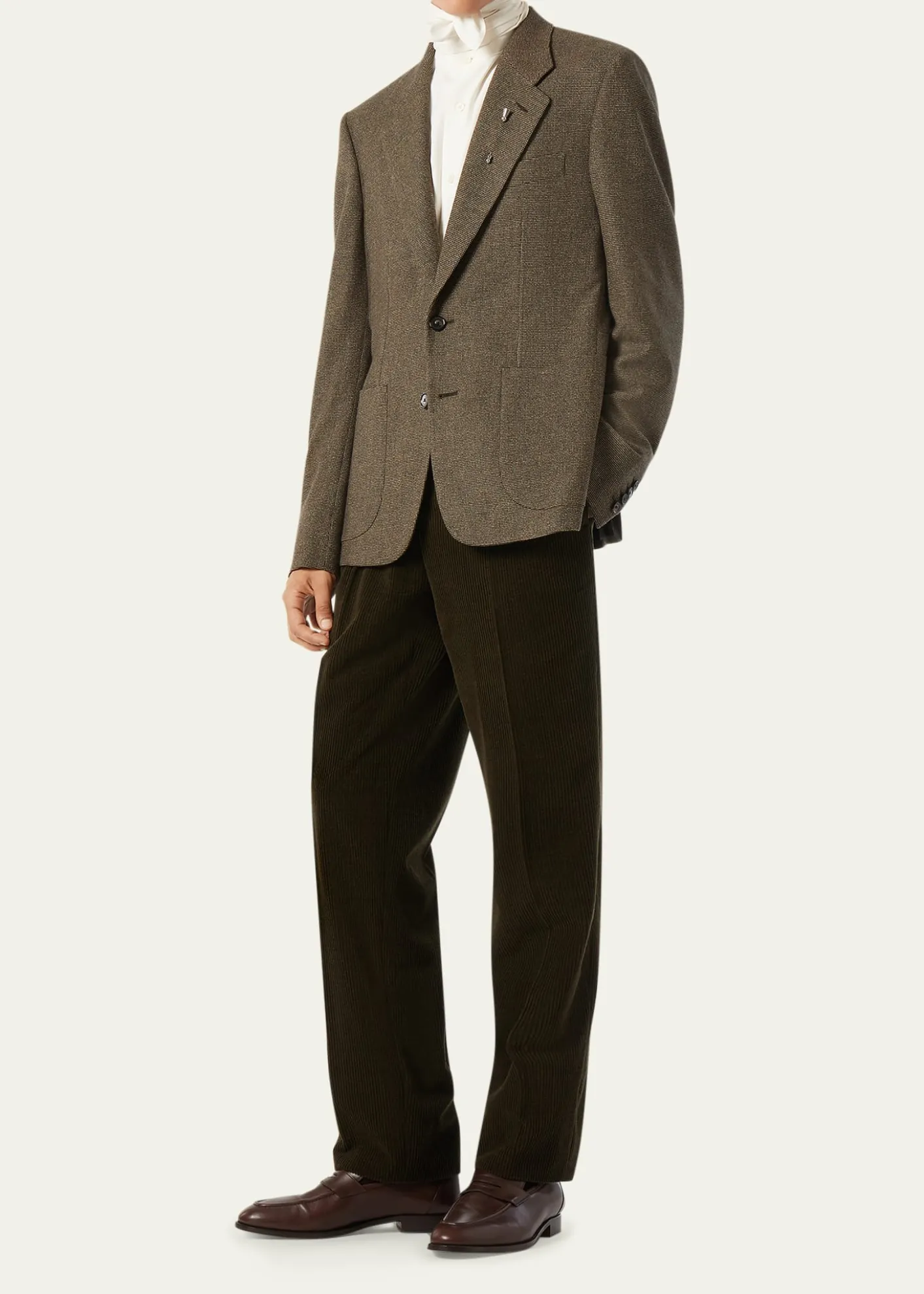 Loro PianaMen's Hedland Notch Lapel Single-Breasted Blazer