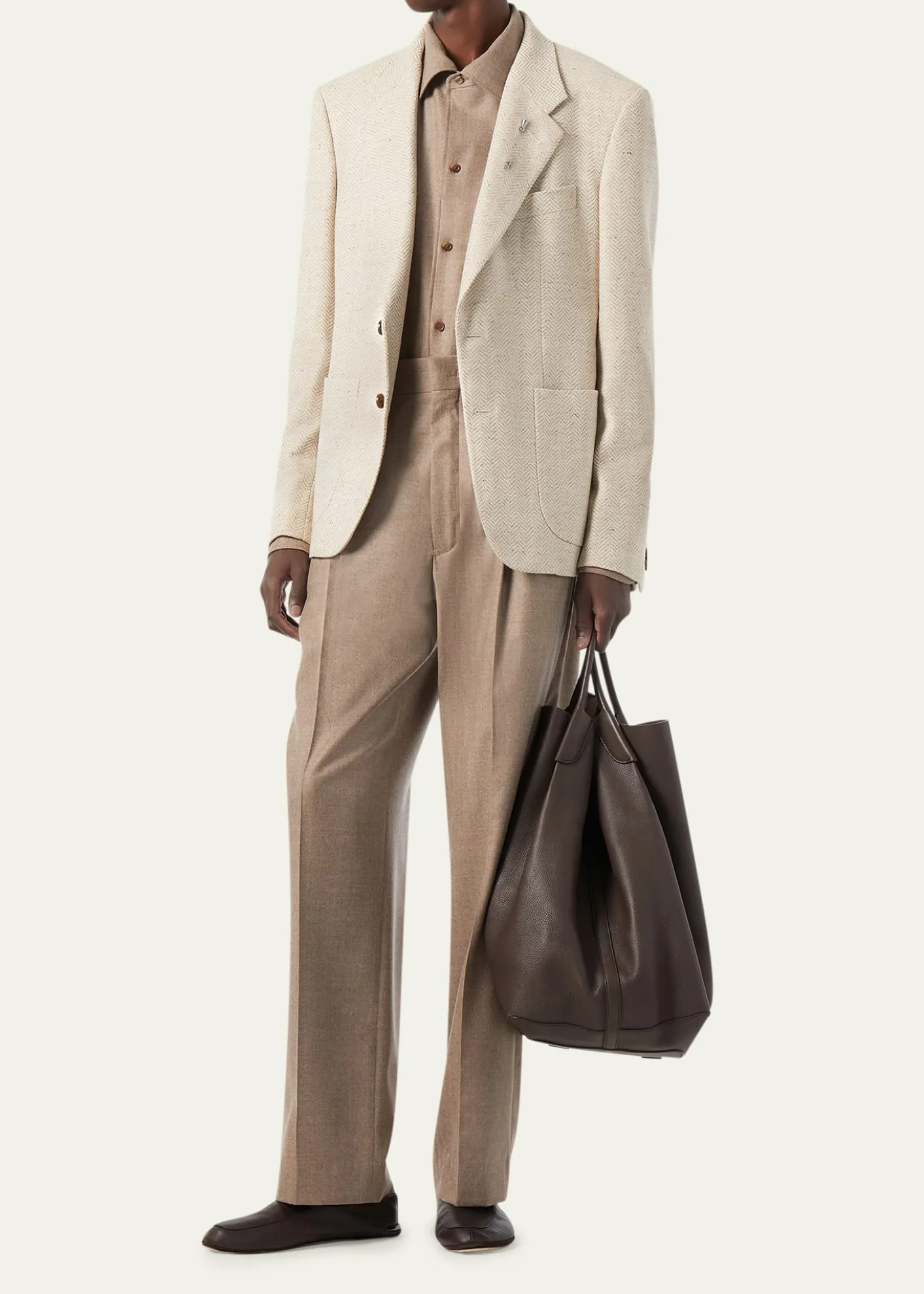 Loro PianaMen's Hedland Notch Lapel Single-Breasted Blazer