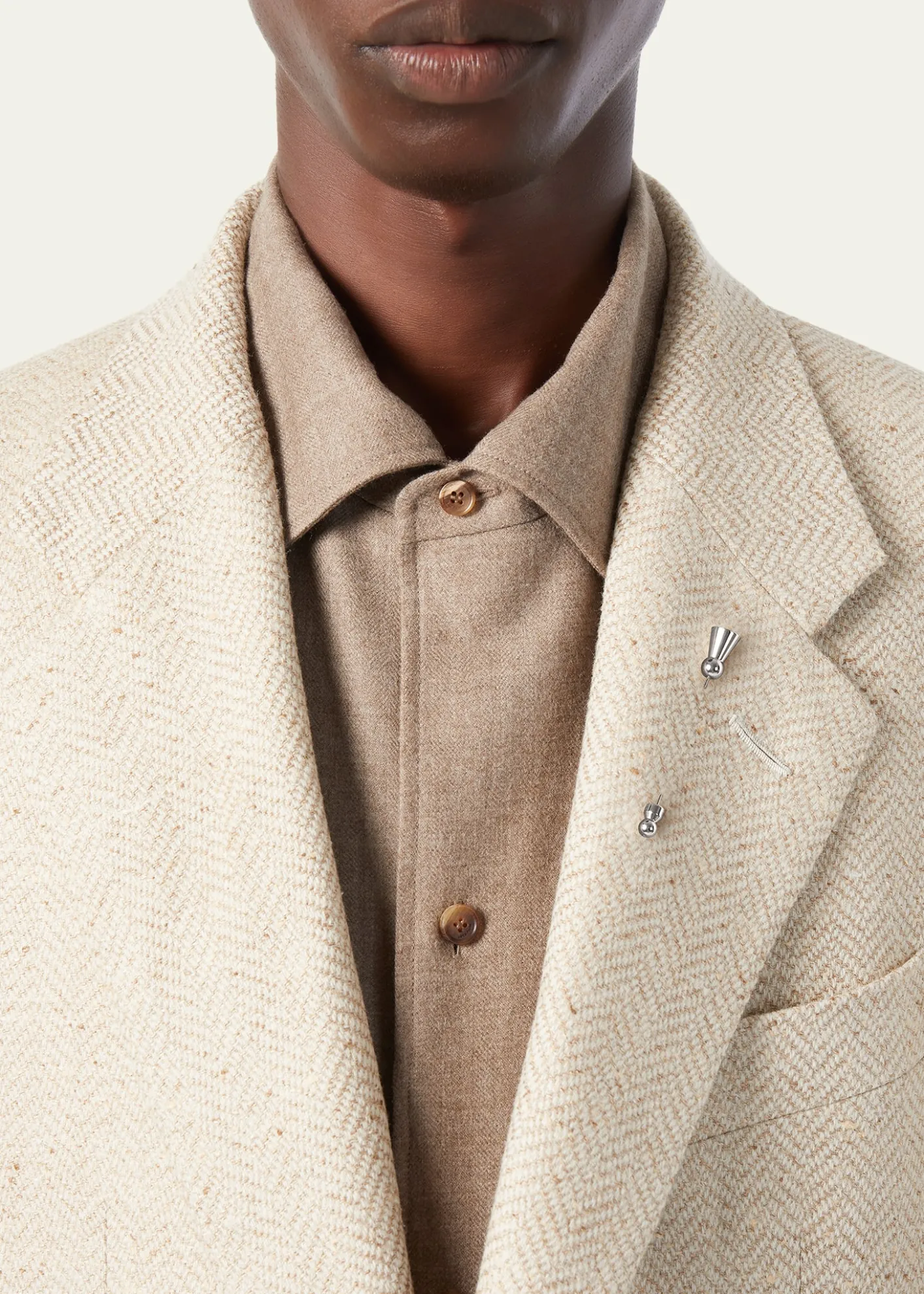 Loro PianaMen's Hedland Notch Lapel Single-Breasted Blazer