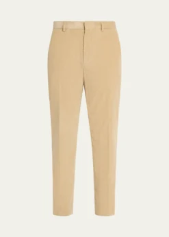 Loro PianaMen's Jarno Cotton Corduroy Pleated Pants